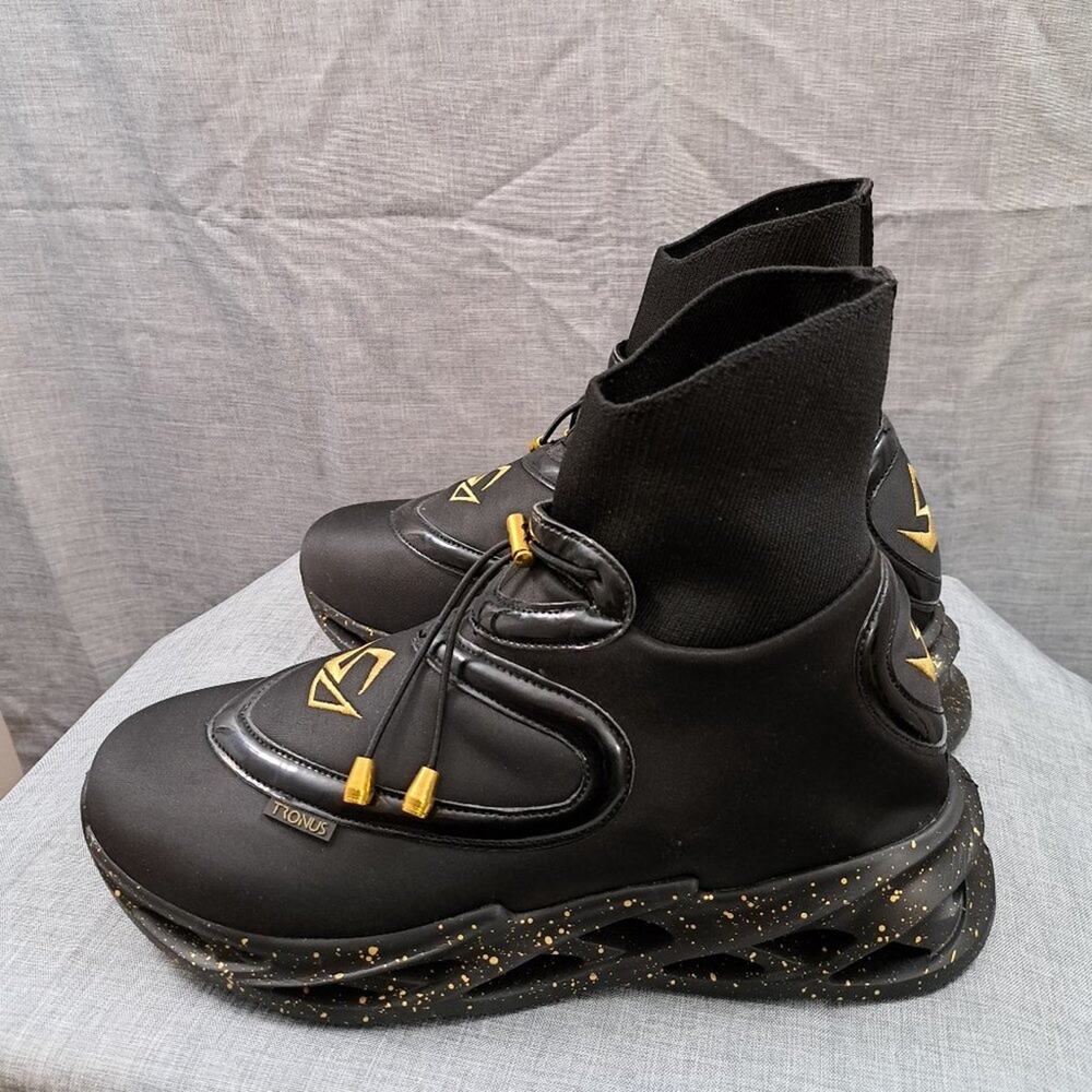 Tronus Blackout Fashion Shoes Sneakers Men 11.5 High